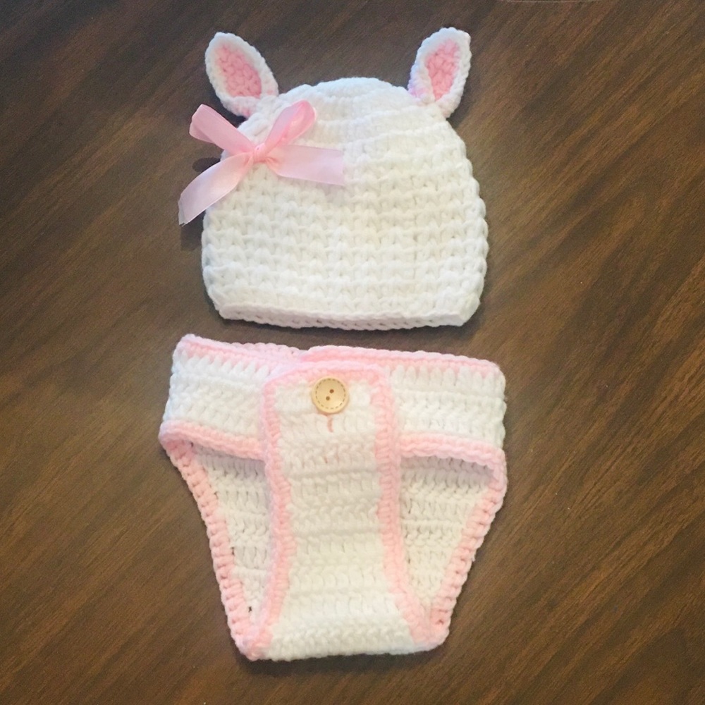 Lamb Knit Newborn Photography Set 🐑